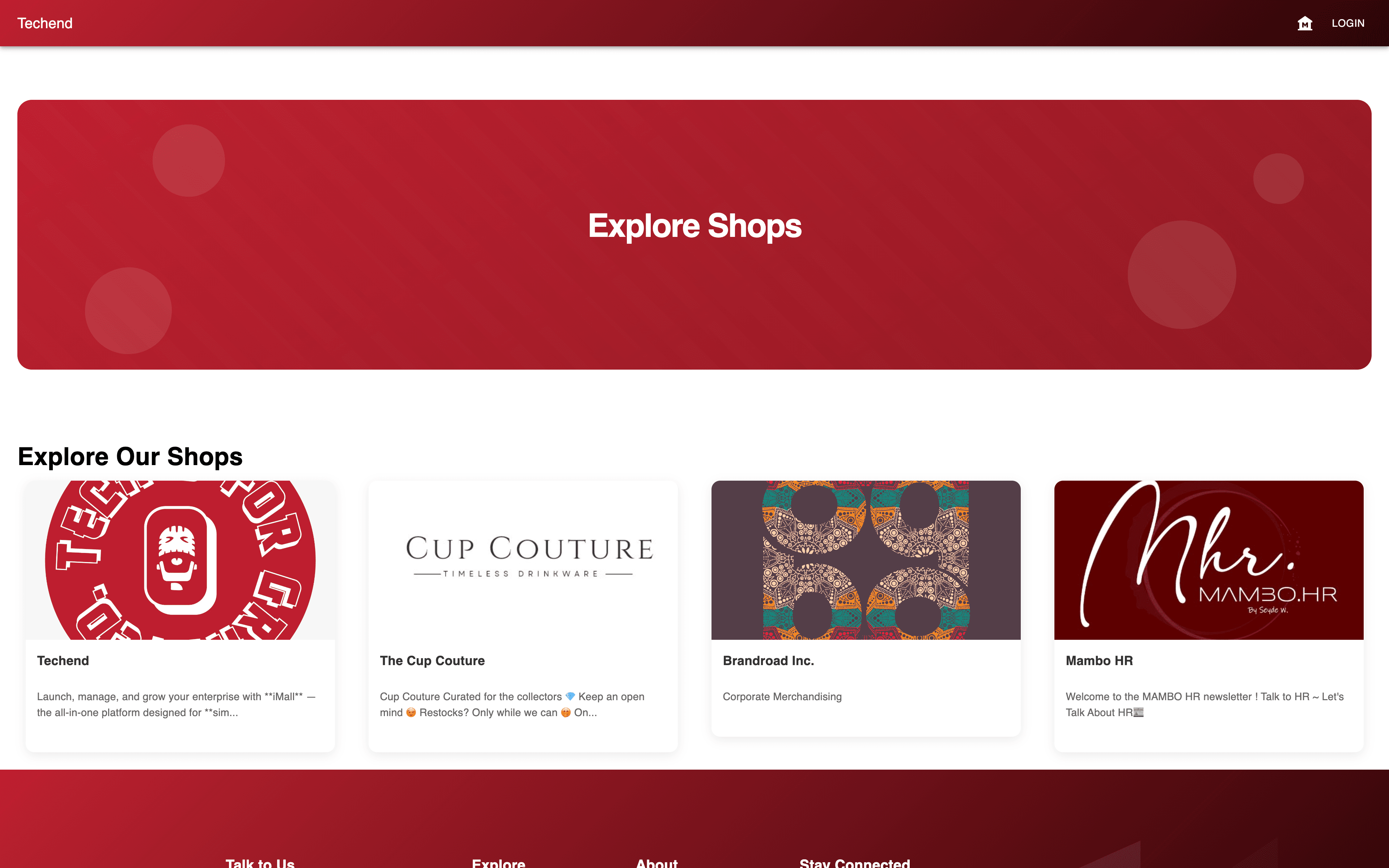 Sleek eCommerce Storefront Designs